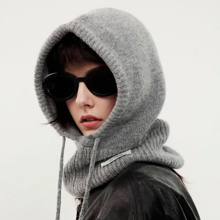 Women’s Knit Beanie with Ear Flaps – Soft Warm Winter Hat